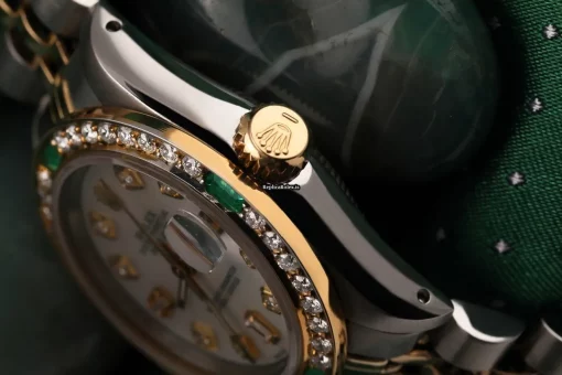 Mind-boggling Replica Rolex Lady-datejust 69173 Automatic Movement 26mm Gold/steel Case Womens Watch - Image 3