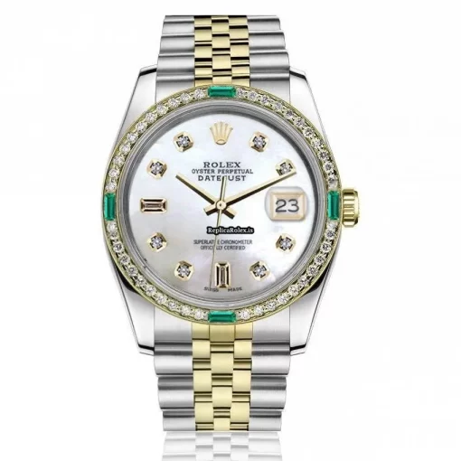 Mind-boggling Replica Rolex Lady-datejust 69173 Automatic Movement 26mm Gold/steel Case Womens Watch - Image 8