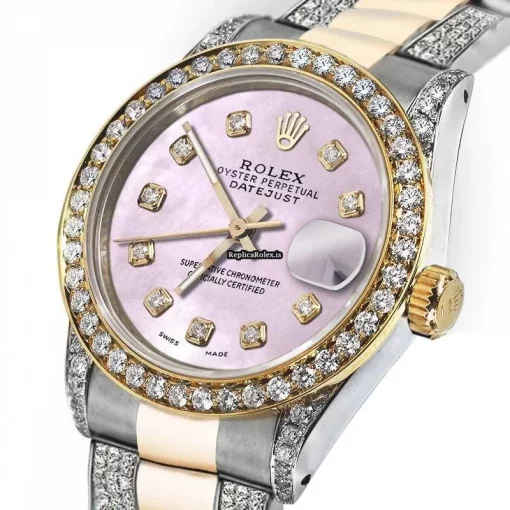 Great Imitation Rolex Datejust 16013 Automatic Movement 36mm Gold/steel Case Mens/unisex Watch - Image 2