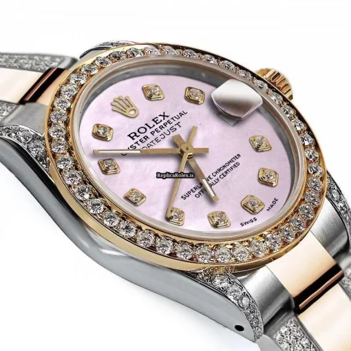 Great Imitation Rolex Datejust 16013 Automatic Movement 36mm Gold/steel Case Mens/unisex Watch - Image 3