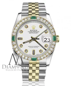 High-end Replica Rolex Datejust 16013 Automatic Movement 36mm Gold/steel Case Mens/unisex Watch