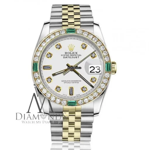 High-end Replica Rolex Datejust 16013 Automatic Movement 36mm Gold/steel Case Mens/unisex Watch