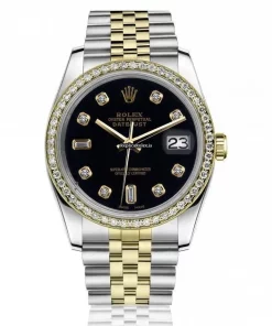 Swiss Replica Rolex Datejust 16013 Automatic Movement 36mm Gold/steel Case Mens/unisex Watch