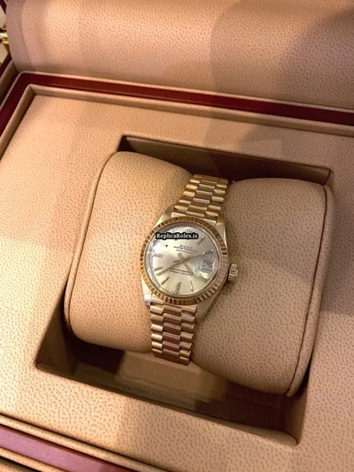 Terrific Fake Rolex Lady-datejust 69178 Caliber 2135 Automatic Movement 26mm Yellow Gold Case Womens Watch