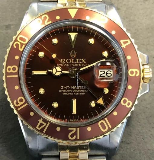 Stylish Fake Rolex Gmt-master 1675 Automatic Movement 40mm Steel Case Mens/unisex Watch