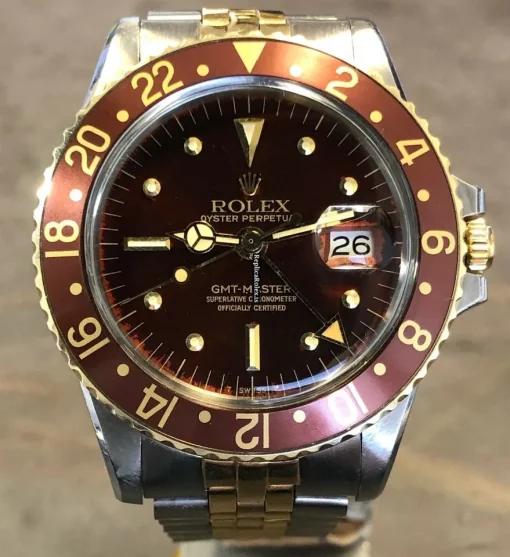 Stylish Fake Rolex Gmt-master 1675 Automatic Movement 40mm Steel Case Mens/unisex Watch - Image 2