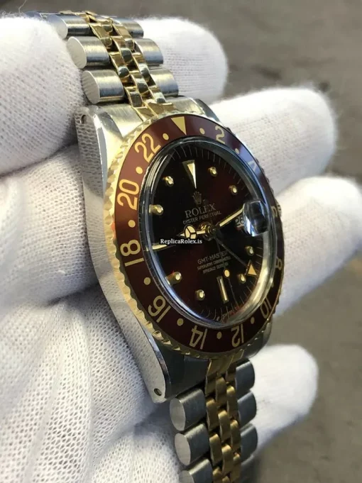 Stylish Fake Rolex Gmt-master 1675 Automatic Movement 40mm Steel Case Mens/unisex Watch - Image 5