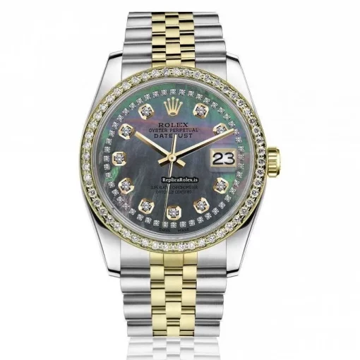 Ideal Fake Rolex Lady-datejust 69173 Automatic Movement 26mm Gold/steel Case Womens Watch
