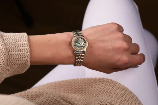 Reliable Replicas Rolex Lady-datejust 69173 Automatic Movement 26mm Gold/steel Case Womens Watch - Image 5