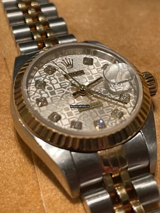 Amazing Fake Rolex Lady-datejust 279173-0010 Automatic Automatic Movement 28mm Steel Case Womens Watch - Image 2