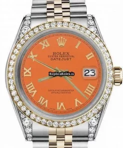 Remarkable Replica Rolex Lady-datejust 69173 Automatic Movement 26mm Gold/steel Case Womens Watch