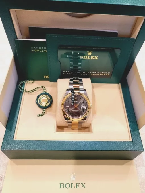 Awesome Fake Rolex Datejust 126333 Caliber 3235 Automatic Movement 41mm Gold/steel Case Mens/unisex Watch