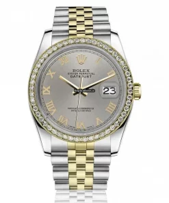 High Quality Fake Rolex Lady-datejust 69173 Automatic Movement 26mm Gold/steel Case Womens Watch