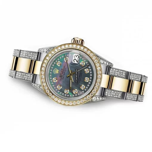 Suitable Replica Rolex Datejust 16013 Automatic Movement 36mm Gold/steel Case Mens/unisex Watch - Image 4