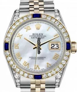 Perfect Fakes Rolex Datejust 16013 Automatic Movement 36mm Gold/steel Case Mens/unisex Watch