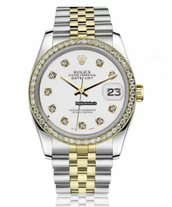 Well Made Fakes Rolex Lady-datejust 69173 Automatic Movement 26mm Gold/steel Case Womens Watch