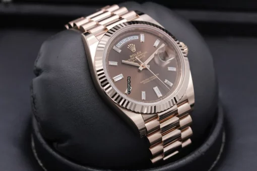 Excellent Knockoff Rolex Day-date 40 228235 40mm Rose Gold Case Watch - Image 10