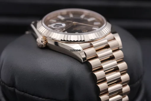 Excellent Knockoff Rolex Day-date 40 228235 40mm Rose Gold Case Watch - Image 4
