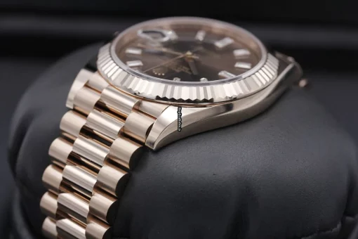 Excellent Knockoff Rolex Day-date 40 228235 40mm Rose Gold Case Watch - Image 5