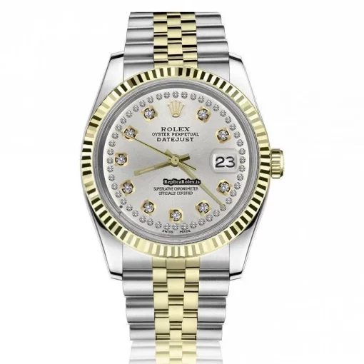High Quality Fake Rolex Lady-datejust 69173 Automatic Movement 26mm Gold/steel Case Womens Watch
