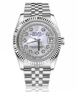 Well Made Replica Rolex Oyster Perpetual Lady Date 69160 Automatic Movement 26mm Steel Case Womens Watch