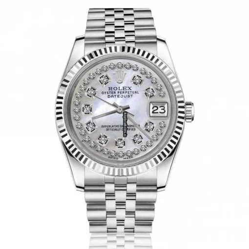 Well Made Replica Rolex Oyster Perpetual Lady Date 69160 Automatic Movement 26mm Steel Case Womens Watch
