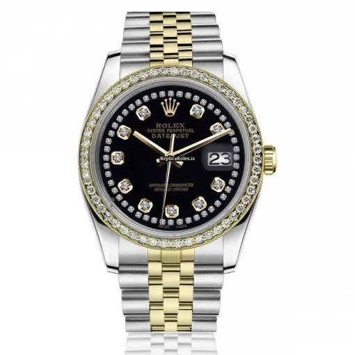 Wonderful Clone Rolex Lady-datejust 69173 Automatic Movement 26mm Gold/steel Case Womens Watch