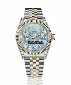Wholesale Replica Rolex Lady-datejust 68274 Automatic Movement 31mm Gold/steel Case Womens Watch
