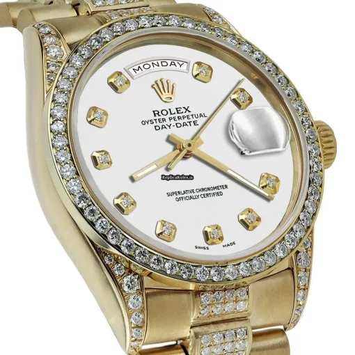 Terrific Replica Rolex Day-date 36 18038 Automatic Movement Mens/unisex Watch - Image 4