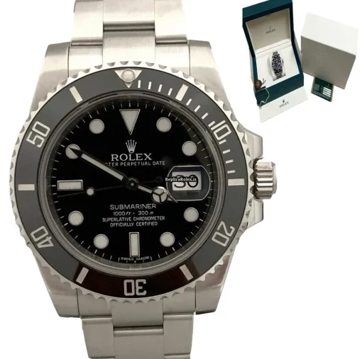 Attractive Knockoff Rolex Submariner Caliber 3135 Automatic Movement 40mm Steel Case Mens/unisex Watch