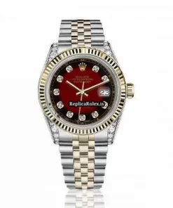 Amazing Fake Rolex Datejust 16013 Automatic Movement 36mm Gold/steel Case Mens/unisex Watch
