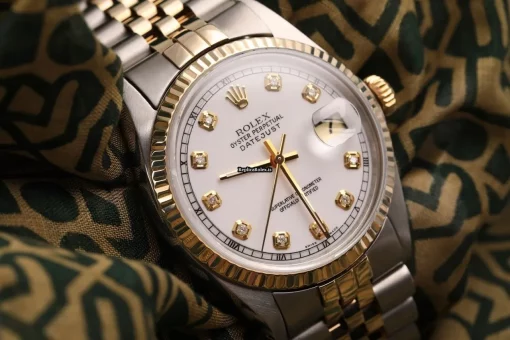 Incredible Fake Rolex Lady-datejust 68274 Automatic Movement 31mm Gold/steel Case Womens Watch - Image 2