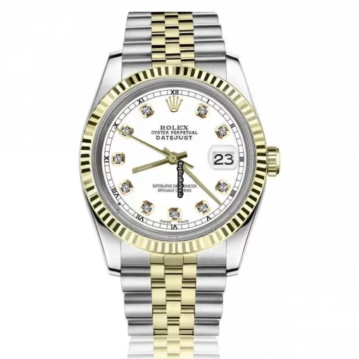 Incredible Fake Rolex Lady-datejust 68274 Automatic Movement 31mm Gold/steel Case Womens Watch - Image 5