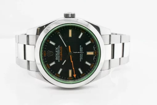 Fantastic Replica Rolex Milgauss 116400 Caliber 3131 Automatic Movement 40mm Steel Case Mens/unisex Watch - Image 4