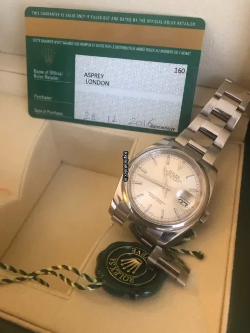 Suitable Replica Rolex Datejust 116200 Caliber 3135 Automatic Movement 36mm Steel Case Mens/unisex Watch