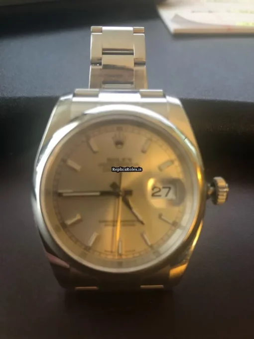 Suitable Replica Rolex Datejust 116200 Caliber 3135 Automatic Movement 36mm Steel Case Mens/unisex Watch - Image 11