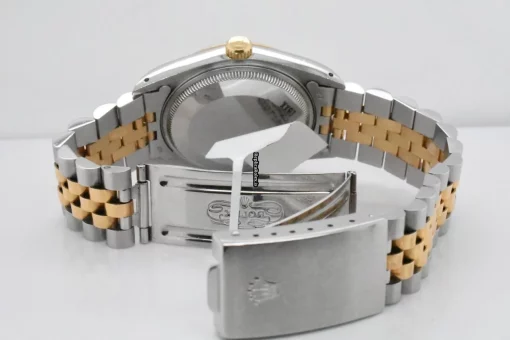 Incredible Fake Rolex Oyster Perpetual Date 15053 Caliber 3035 Automatic Movement 34mm Gold/steel Case Mens/unisex Watch - Image 6