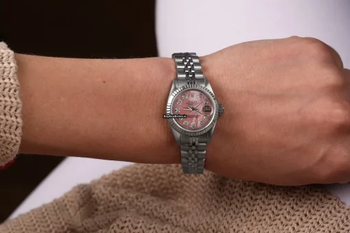 Recommend Knockoff Rolex Lady-datejust 69174 Automatic Movement 26mm Steel Case Womens Watch - Image 6