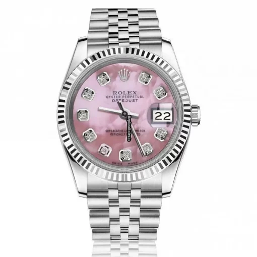 Recommend Knockoff Rolex Lady-datejust 69174 Automatic Movement 26mm Steel Case Womens Watch - Image 7