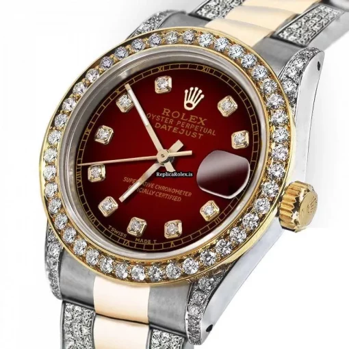 Offering Copy Rolex Datejust 16013 Automatic Movement 36mm Gold/steel Case Mens/unisex Watch - Image 2