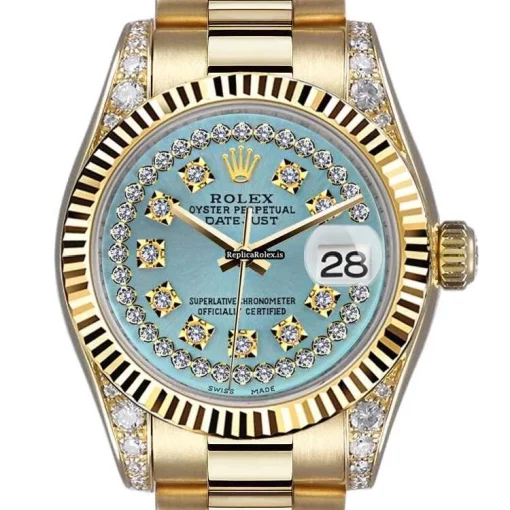Suitable Fake Rolex Datejust 68278 Automatic Movement Womens Watch