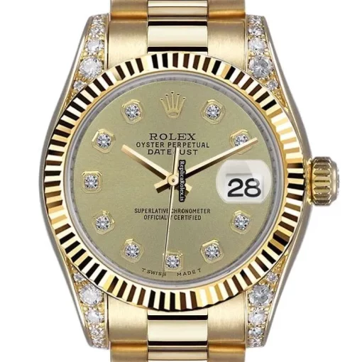 Attractive Fake Rolex Lady-datejust 6917 Automatic Movement Womens Watch