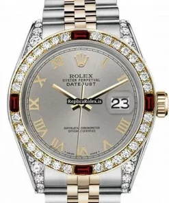 Wholesale Replica Rolex Datejust 16013 Automatic Movement 36mm Gold/steel Case Mens/unisex Watch