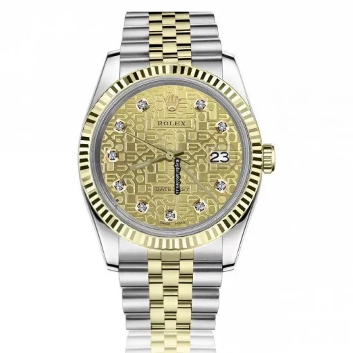 Ideal Copies Rolex Datejust 16013 Automatic Movement 36mm Gold/steel Case Mens/unisex Watch