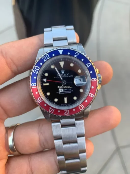 Inexpensive Replica Rolex Gmt-master II 16710b Automatic Movement 40mm Steel Case Mens/unisex Watch - Image 2