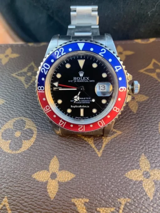 Inexpensive Replica Rolex Gmt-master II 16710b Automatic Movement 40mm Steel Case Mens/unisex Watch - Image 3