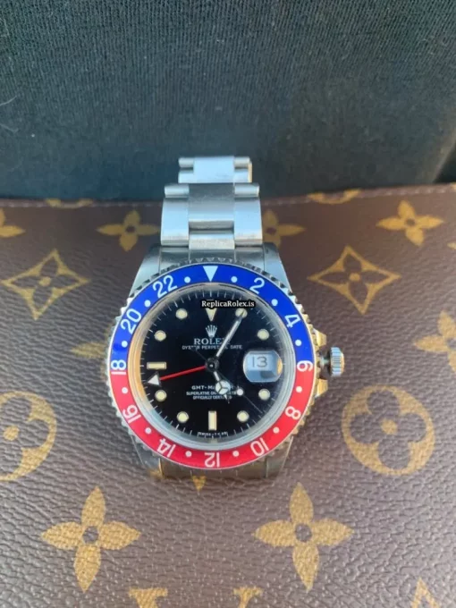 Inexpensive Replica Rolex Gmt-master II 16710b Automatic Movement 40mm Steel Case Mens/unisex Watch - Image 4
