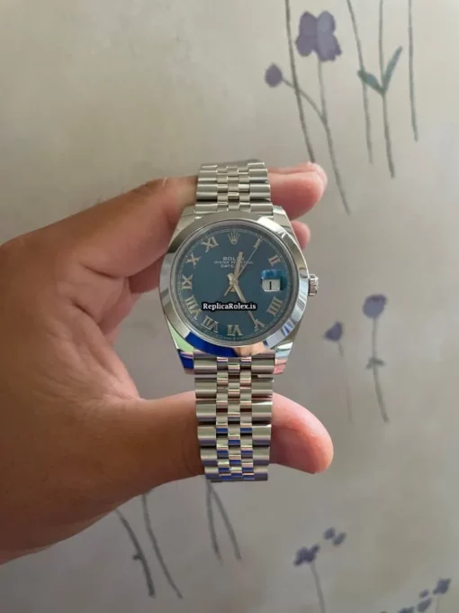 Amazing Replica Rolex Datejust 126300 Caliber 3235 Automatic Movement 41x48mm Steel Case Mens/unisex Watch - Image 10