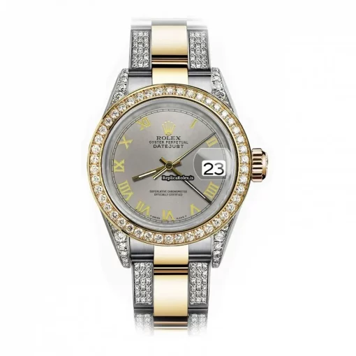 High Quality Knockoff Rolex Datejust 16013 Automatic Movement 36mm Gold/steel Case Mens/unisex Watch