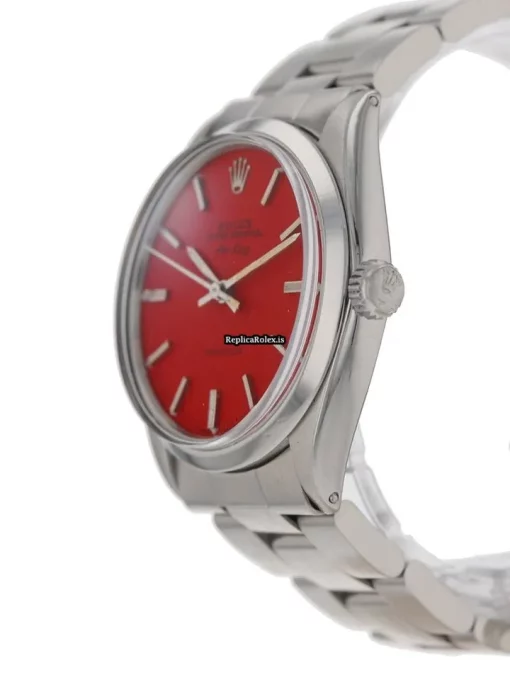Durable Fake Rolex Air King Precision 5500 34mm Steel Case Watch - Image 3